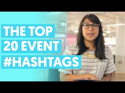 20 Event and Hospitality Hashtags You Need to Know