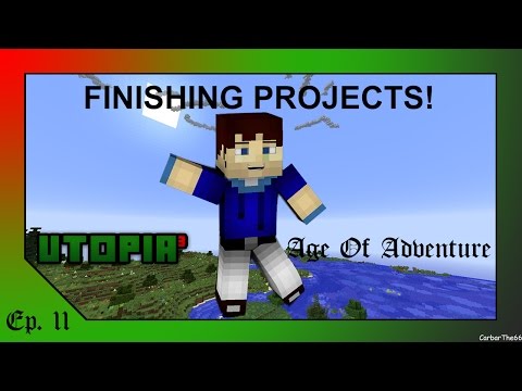 Minecraft: Utopia³ AoA 2.0 Ep. 10 -FINISHING BUILDS!
