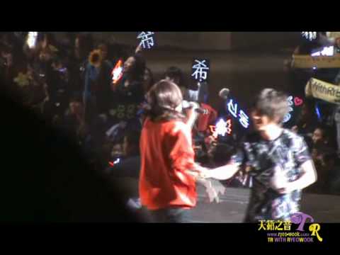 [TR天籁之音] 100307 Super Show 2 Shanghai Encore - Pajama party - Ryeowook focus