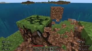 年金生活者のマイクラ生活　岸辺の地形を利用してお城を造ります