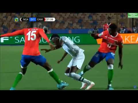 Gambia vs Nigeria Highlights   Africa Cup of Nations U20   AFCONU20 2023 Semi Fi