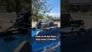 The Haul-Master Universal Roof Cross Bars and 150 Lb. Capacity Steel Cargo Carrier. #shorts