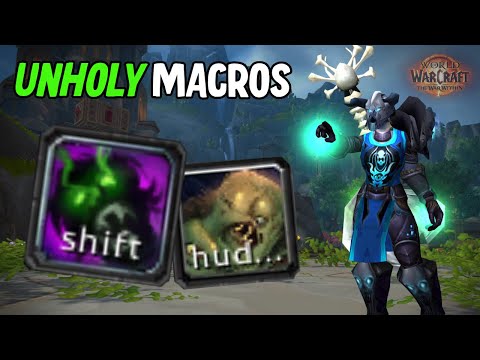 Unholy DK PvP Macros (USE LESS KEYBINDS!!!) - The War Within 11.0
