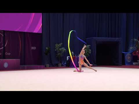 Michelle Munits ISR Maccabi Petah Tikva Ribbon Irina Deleanu Cup 23 May 2021