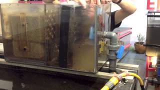 Pump-fed Compact Eric Filter System showing discharge operation.