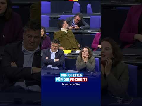 Dr. Alexander Wolf knöpft sich grüne Sozialisten vor! - AfD-Fraktion im Bundestag