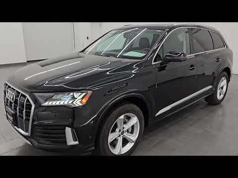 2024 AUDI Q7 PREMIUM PLUS QUATTRO IN MYTHOS BLACK METALLIC 4K WALKAROUND 15642Z SOLD!