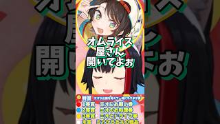 オムライス屋さんをせがむスバルw 【大神ミオ/大空スバル】 #shorts #きりぬきスバル 