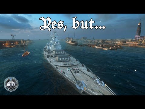 German Premium Battleship "Mecklenburg" Review - World of Warships Blitz