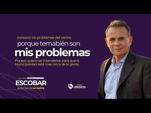 👉🏻 Conozco los problemas de los vecinos ✅ ESCOBAR 🟣 Es tiempo de un vecino en la Municipalidad 🙌🏻