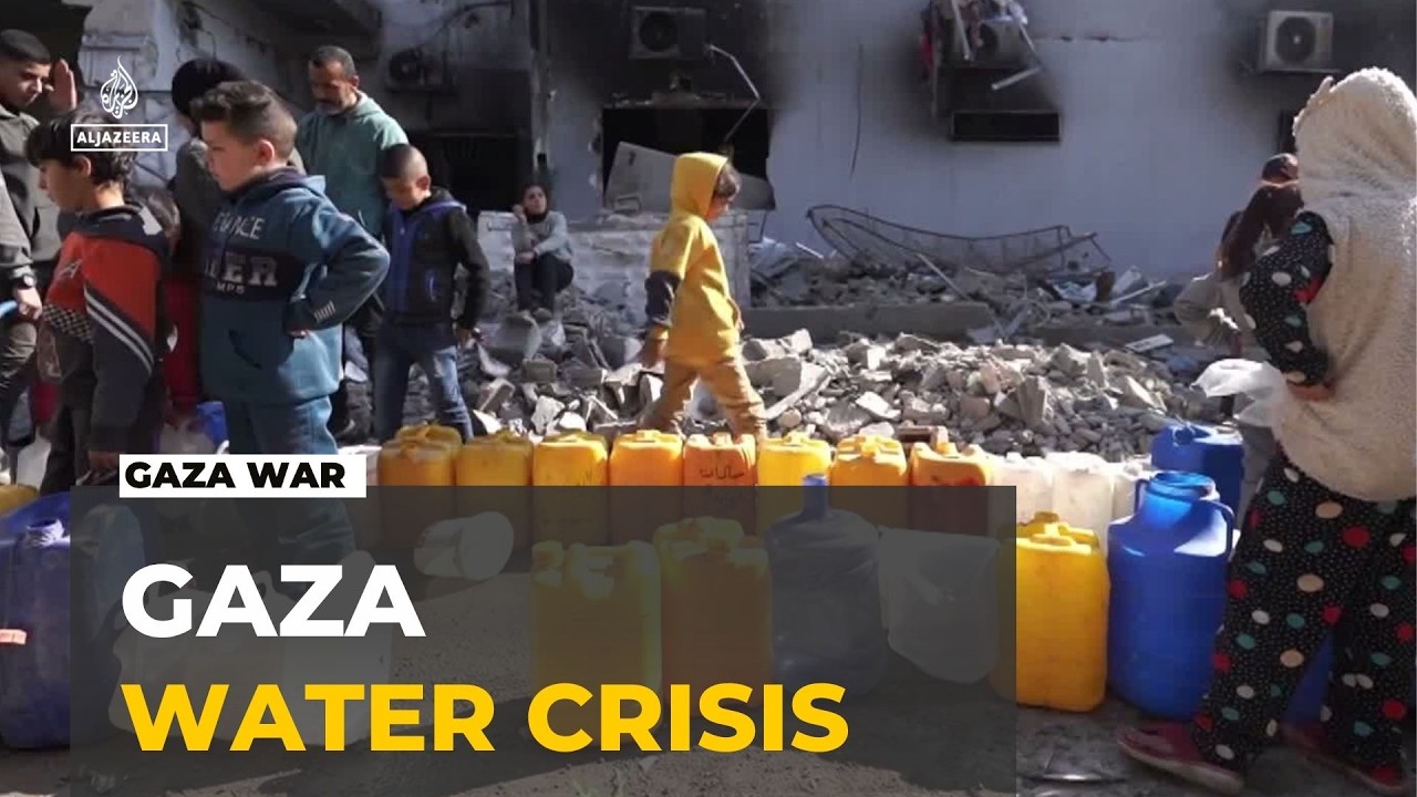 Gaza drinking water shortages: Doctors warn contaminated water driving health crisis