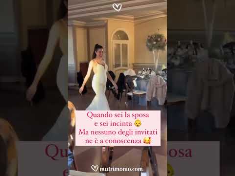 Questa sì che è una sorpresa 👶 #matrimonio #sposa #mamma #shortvideo #pregnancy #matrimoniocom