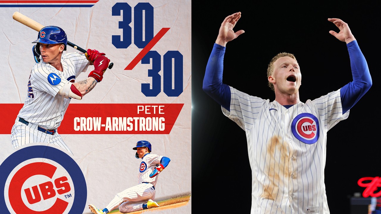 FLY THE W! 🐻 Pete Crow-Armstrong joins the 30/30 club with a WALKOFF HOMER! 🔥 (1st of his career)