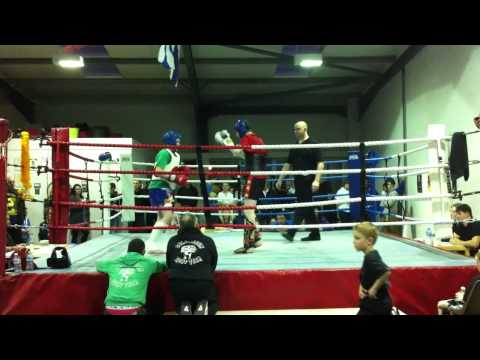 First Muay Thai fight round 2