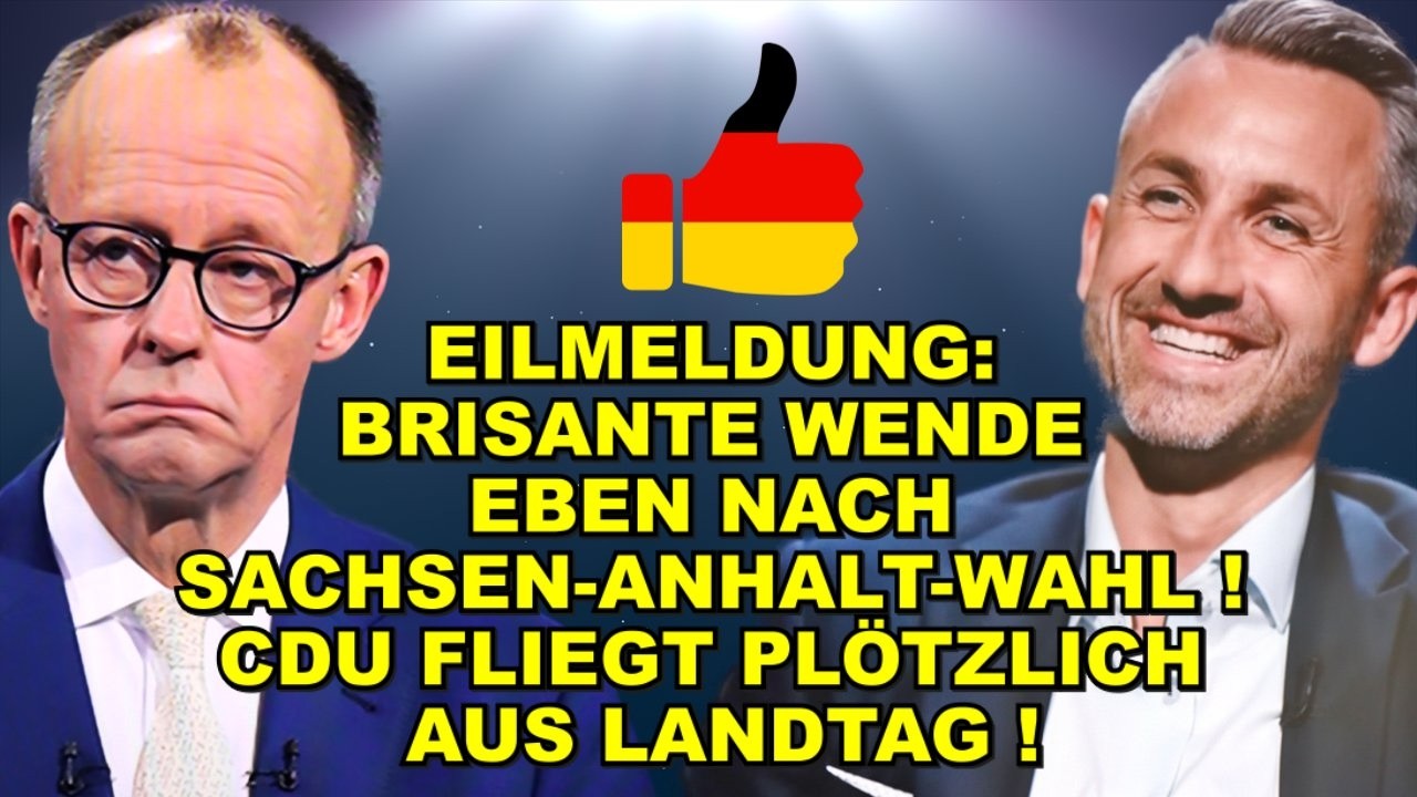EIL: WENDE EBEN! CDU FLIEGT RAUS!