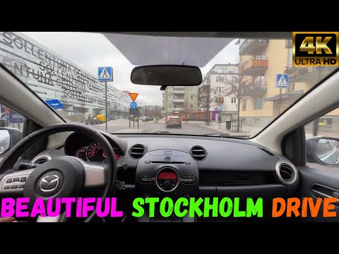 4k|Stockholm-Car Ride-Kista To Sollentuna |Series|Vid 5