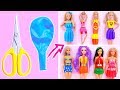 👗 DIY Barbie Dresses with Balloons Easy No Sew Clothes for Barbies || BARBIE DOLL HACKS 👗