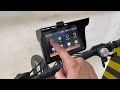 Monitor na motocykl - 5" / Apple CarPlay / Android auto / Bluetooth / WIFI / mini USB / micro SD - Video Youtube