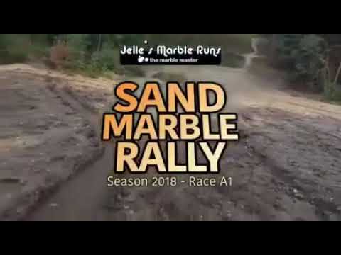 A very intense race - Sand marble rally