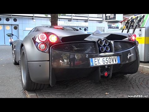 LOUD Pagani Huayra with Custom Exhaust Sound!!