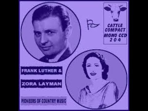 Frank Luther - Ridin' Down That Old Texas Trail (1934).*