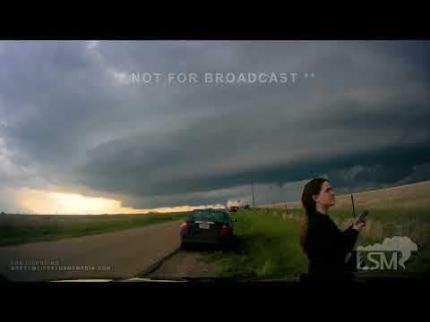 5-18-23 Amarillo, TX - Amazing Supercell Timelapse and Dash Cam