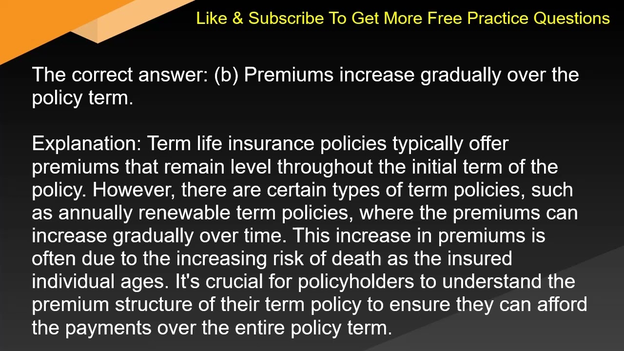 Indiana Life & Health Insurance Exam Practice Test Part 1