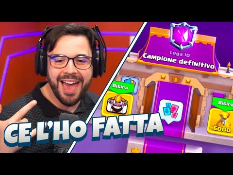 Raggiunta la LEGA CAMPIONE - CLASH ROYALE