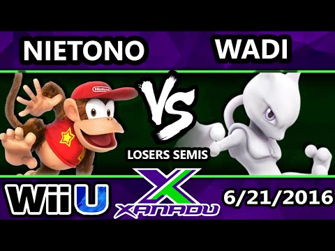 S@X 155 - Wadi (Mewtwo) Vs. DNG | Nietono (Diddy) SSB4 Losers Semis - Smash Wii U - Smash 4