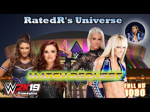 WWE 2K19 Gameplay - Eve Torres & Maria Kanellis vs. Michelle McCool & Maryse