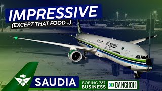 Solid, But Needs More · SAUDIA 787-10 Business Class 🇸🇦 Jeddah to Bangkok 🇹🇭 Comfort for Cheap