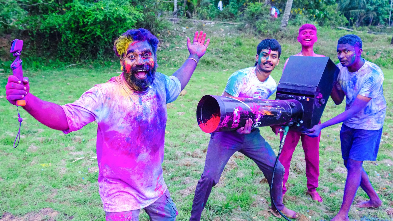 Holi Special kalashnikov | ഹോളി അടിച്ചുപൊളിച്ചാലോ | M4 Tech |