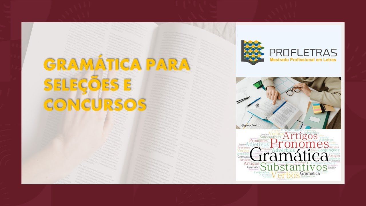 SELEÇÃO PROFLETRAS 2025  - GRAMÁTICA PARA SELEÇÕES E CONCURSOS