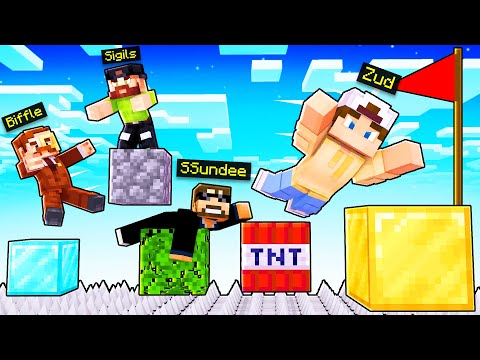 Insane TOXIC Tag Parkour in Minecraft!