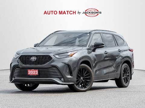 2023 Toyota Highlander XSE AWD in Gray for sale at Jackson's Toyota in Barrie, ON