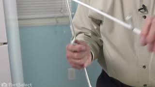 Frigidaire Refrigerator Repair: How to Replace the Shelf Frame with Tabs (Frigidaire # 240372404)