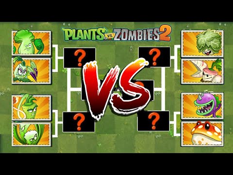 PvZ 2 Tournament All CLOSE Plants - Who Will Win?