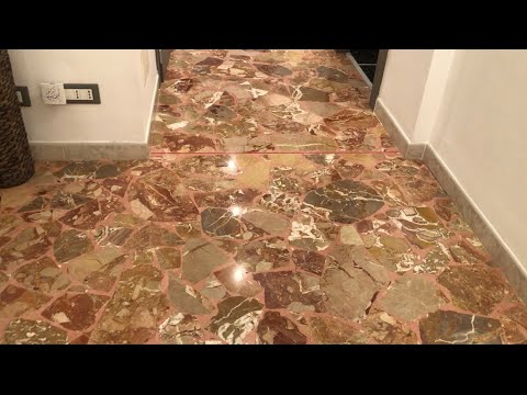 HOW TO POLISH AND REMOVE STAINS FROM MARBLE WITH METALLIC WAX