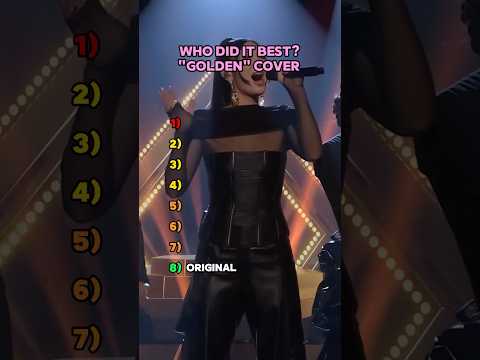 Who did it best? #parkdahye #kpopdemonhunters #Golden #cover #EJAE #AudreyNuna #ReiAmi