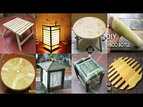 Top 20 Creative Ideas with Bamboo ! Bamboo Craft , Bamboo Chair , Bamboo Table , Bamboo Lamp