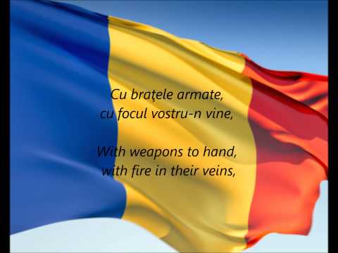 Romanian National Anthem - "Deşteaptă-te Române" (RO/EN)