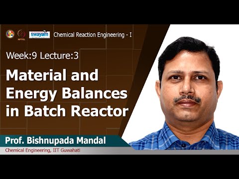 Chemical reaction engineering I Introduction Video