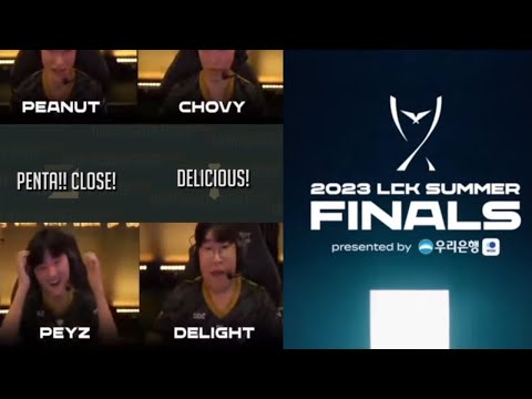 LCK 2023 Playoffs Finals Highlights with Voice Comms Translated | T1 vs GEN G