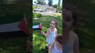 Beautiful Palestine Girl Celebrate the Victory of Al quds #Shorts