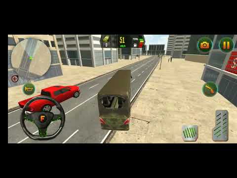 army bus driver training Android mobile game play bus game