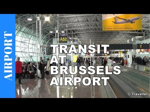Transfer at Brussels Airport - Transit Walk to Connection Flight at Brussel-Zaventem Airport