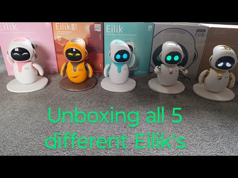 Unboxing all 5 different Eilik's #eilikrobot #eilik #unboxing #energizelab #robot #unboxingvideo