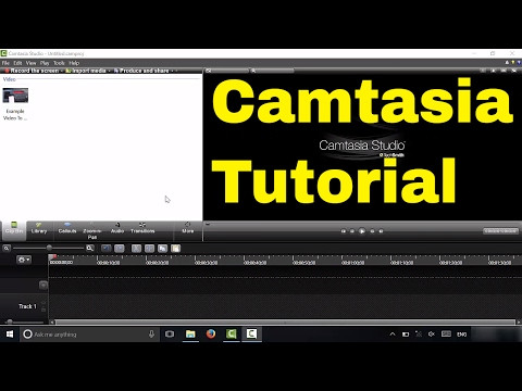 Basic Video Editing In Camtasia Studio (Tutorial)