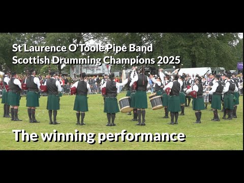 St Laurence O'Toole - Scottish Pipe Band Drumming Champions 2025