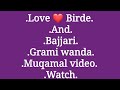 Love Birde And Bajjari Garmi Wanda Vip 2022 Update